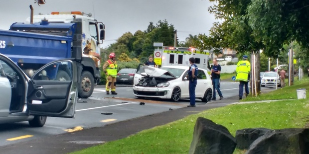 The incident happened near the intersection of Aldern Rd and Don Buck Rd. Photo / Supplied via Jack Ekman