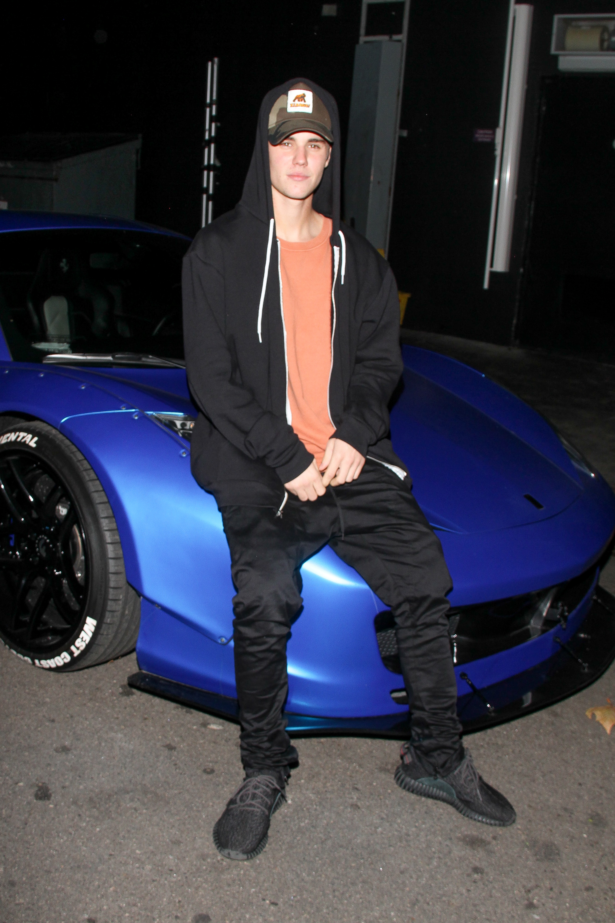 Bieber Blue Ferrari