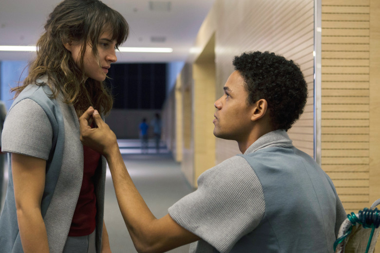 Bianca Comparato and Michel Gomes in the Netflix Series, 3%. Photo / Netflix