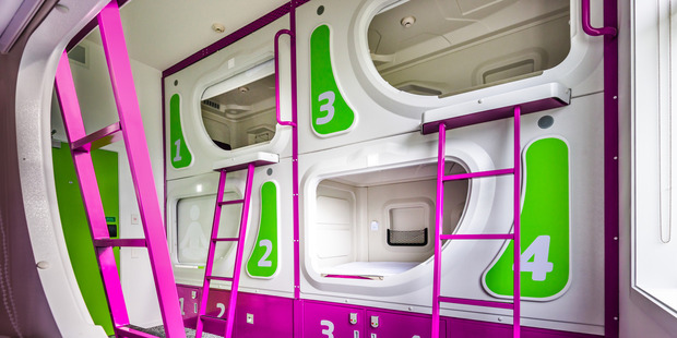 One of the pod rooms.