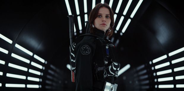 Felicity Jones leads the mostly male cast of upcoming Star Wars spin-off Rogue One. Photo / Supplied