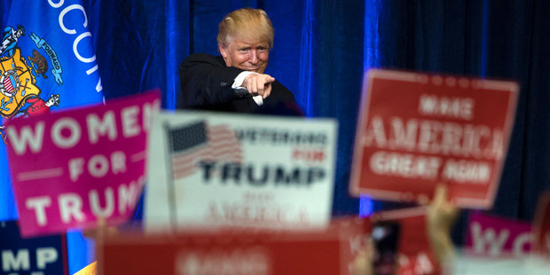 Donald Trump lost the popular vote by 2.2 million votes. Photo / AP