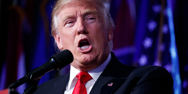 Donald Trump tweeted that he would soon leave his "great business in total" to focus on the presidency. Photo / AP