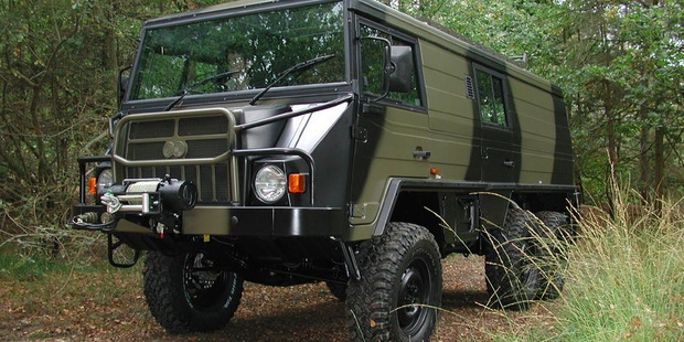An army light operational vehicle of a similar make to the one involved in the crash. Photo / Supplied