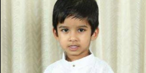 4 year old Aldrich Viju died in an accident at the Angels Childcare Centre on Anzac St Takapuna 18 November 2016 picture suppleid via facebook https://www.facebook.com/Auckland-Malayali-Samaj
