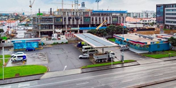Z Energy's property on Fanshawe St, marketed and sold by Colliers International.