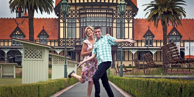 DANCING SHOES: Hospice's Jan Morgan and Paul Hickey are looking forward to the inaugural Dancing with Rotorua Stars. PHOTO/ANDREW WARNER
