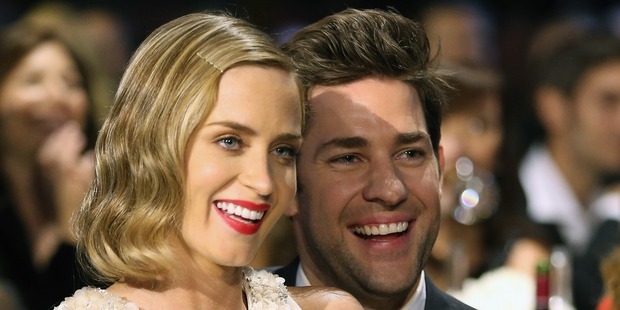 Actors Emily Blunt and John Krasinski are pregnant with their second child. Photo / Getty Images