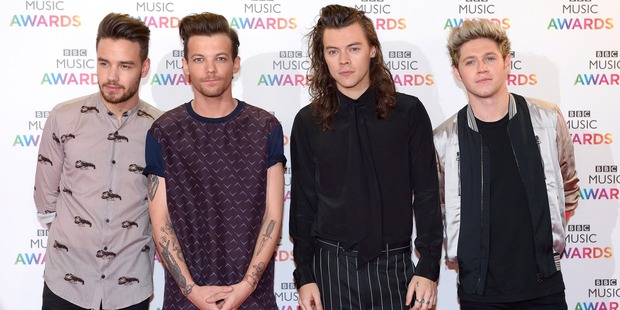 Liam Payne, Louis Tomlinson, Harry Styles and Niall Horan of One Direction. Photo / Getty Images