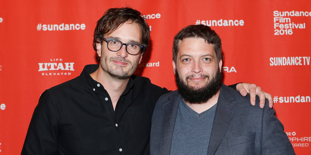 David Farrier and co-director Dylan Reeve arrived at the Tickled premiere at the Sundance Film Festival. Photo/Getty