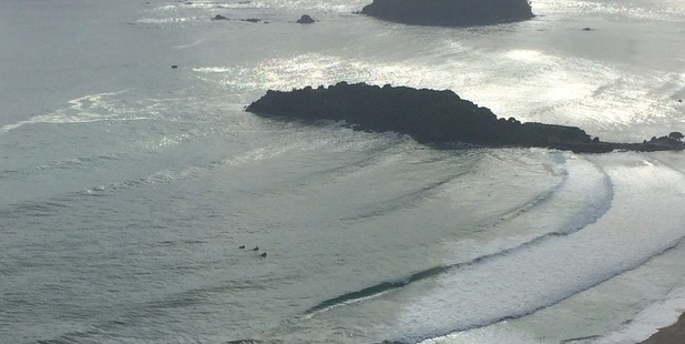 Surf lifesavers in IRBs search for a teenager missing at Mount Maunganui. PHOTO/JULIET ROWAN