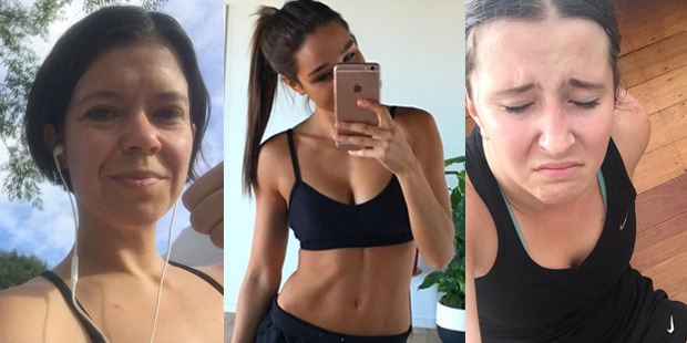 Are our challengers getting used to being fitness fiends? Photos / Supplied, Instagram