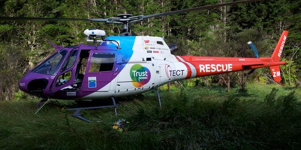 Trustpower TECT rescue helicopter. Photo/file