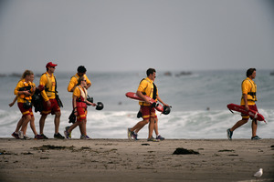 The search for Hamish Rieger's body. Photo/George Novak