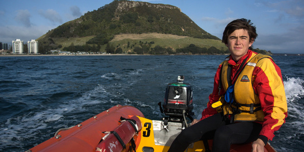 Mount Maunganui lifeguard Hamish Rieger. Photo/Jamie Troughton, Dscribe Media