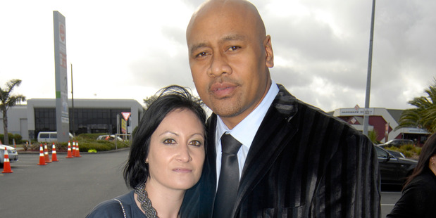 Nadene and Jonah Lomu.