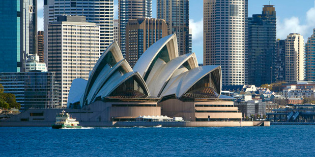 The Sydney Opera House.