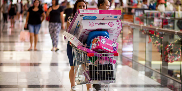Mall visitors spent a lot of their money on movies, telecommunications and travel last year. Photo / Dean Purcell.
