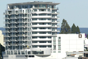 Devonport Towers, changing the skyline of downtown Tauranga. Photo/file