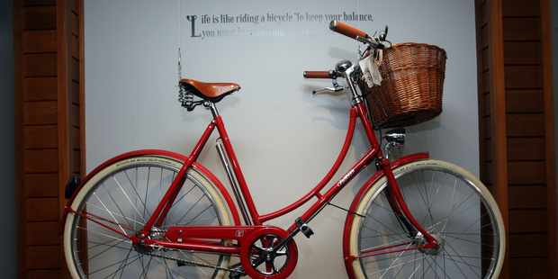 Adam Blackwell of Blackwell and Sons is inviting people to "air their tweeds" and bike the Greytown to Woodside trail as well as picnic at the iconic park in Greytown. PHOTO/LYNDA FERINGA