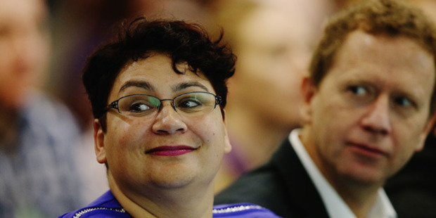 Co-leader of the Green Party Metiria Turei and former co-leader Russel Norman. Photo / Getty Images