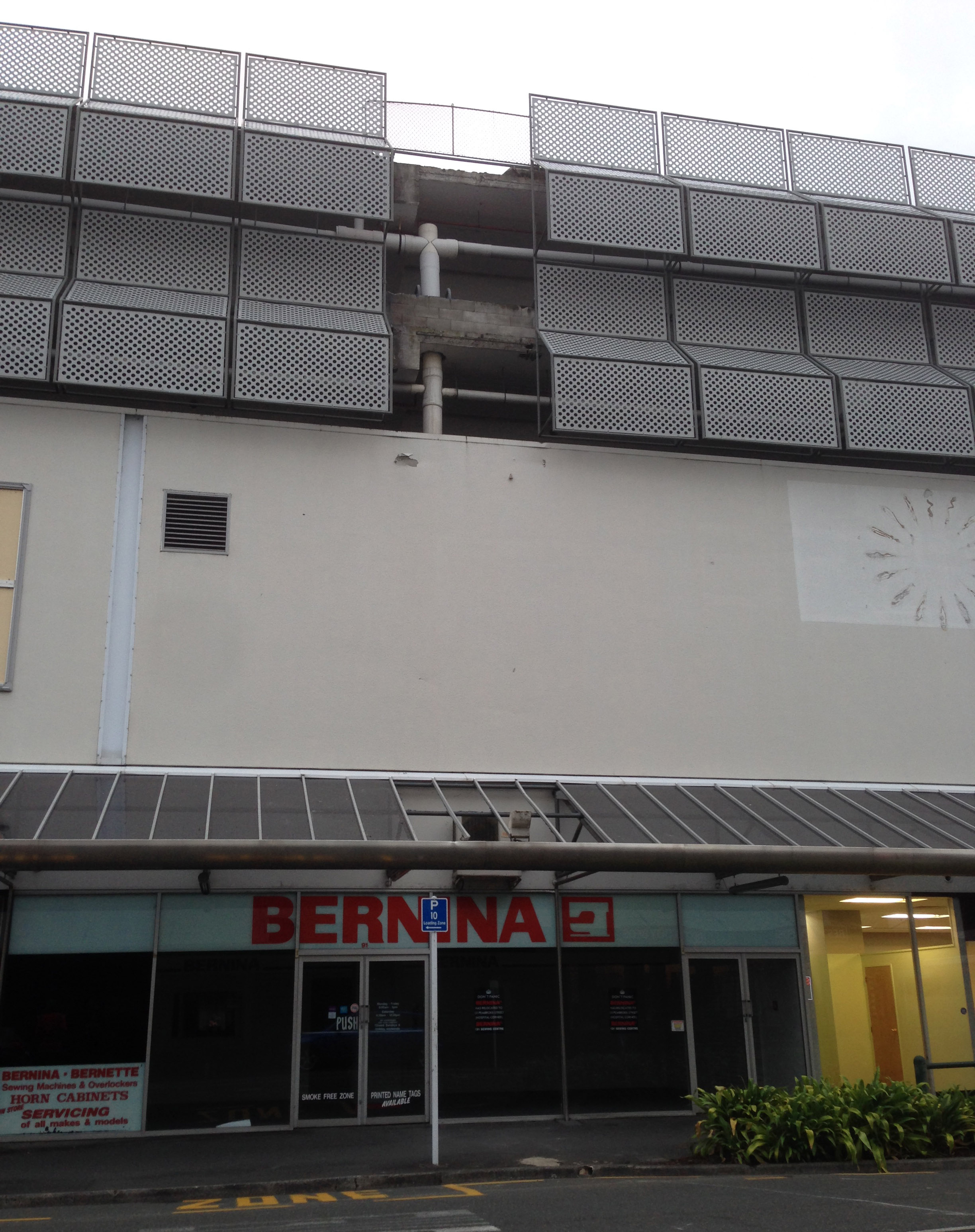 Two people were hospitalised following the crash. Photo / Belinda Feek