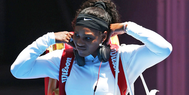 Serena Williams has been a bit lonely in Melbourne. photo / Getty