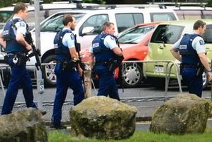 Police are at Dunedin High School. Photo: Craig Baxter/Otago Daily Times
