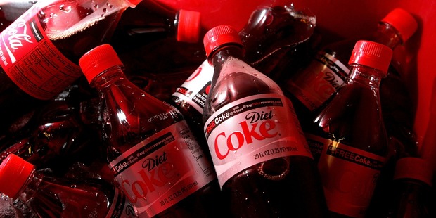 The experiment looked at aspartame, an artificial sweetener found in Diet Coke and Coke Zero. Photo / Getty