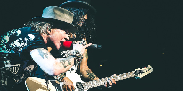 Guns N' Roses are playing two shows in New Zealand in 2017