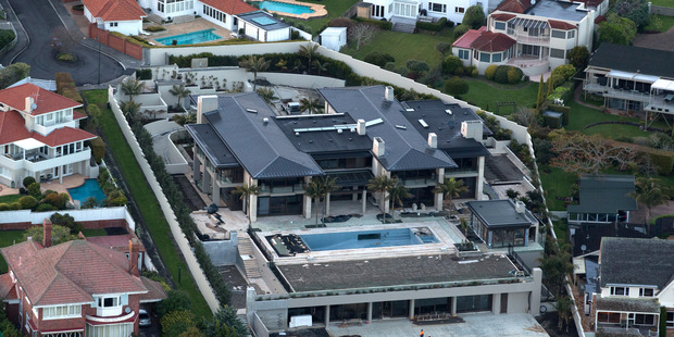 Former home of Mark Hotchin on Paritai Drive, Orakei, is valued at close to $50million. Picture / Brett Phibbs