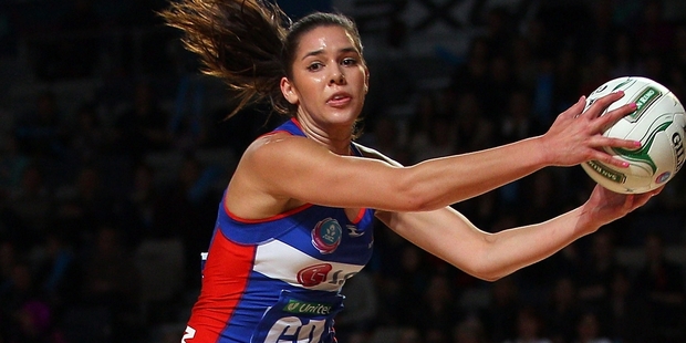 Silver Ferns defender Kayla Cullen has been impressive while training further up the court. Photo / Getty Images