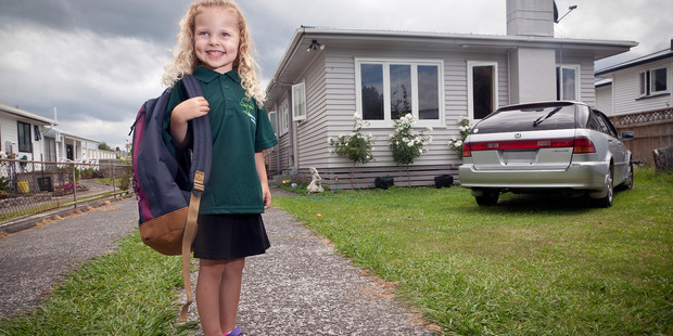 5-year-old Harlow Stapleton is set to start her first day at school this week. Photo/Andrew Warner.