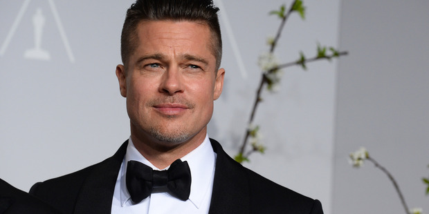 Brad Pitt wasn't at home at the time of the alleged incident. Photo/AP