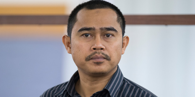 Muhammed Rizalman in the dock during a court appearance in 2014. Photo / Mark Mitchell