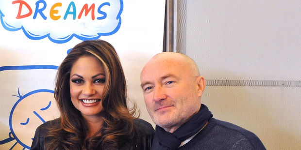 Orianne Cevey has reunited with ex-husband Phil Collins. Photo / Getty