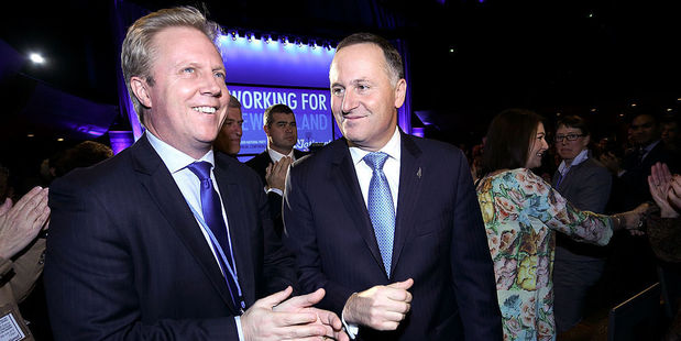 Trade Minister Todd McClay and Prime Minister John Key. Photo / Getty Images
