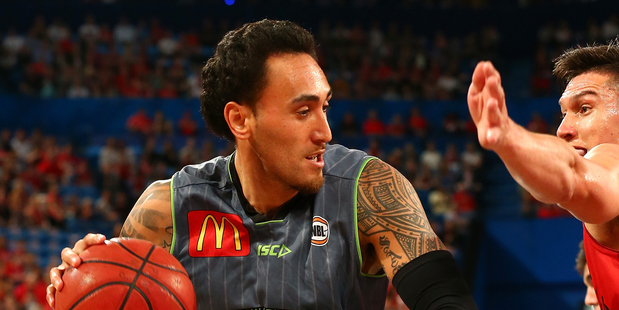 Leon Henry playing for the Townsville Crocodiles. Photo / Getty Images