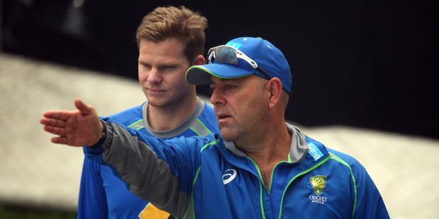 Australian coach Darren Lehmann missed the first ODI against New Zealand. Photo / Getty