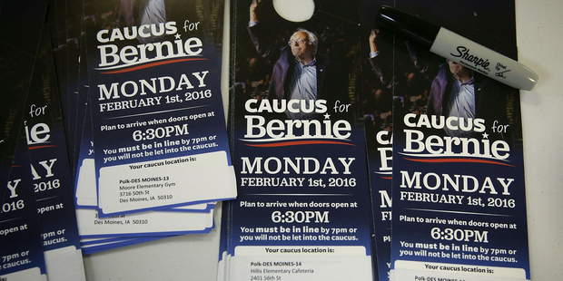 Bernie Sanders has managed to engage youth voters, especially by embracing Facebook. Photo / Getty