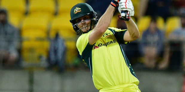 Mitchell Marsh guided Australia to victory with a man-of-the-match innings of 69 not out. Photo / Getty
