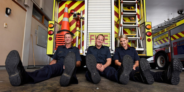 Tauranga fighters to climb four New Zealand mountains in one day to raise awareness of mitochondrial disease. L-R Kevin Cowper, Campbell Cairns, Jenna Collings Photo/George Novak
