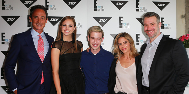 Dominic Bowden, Ksenija Lukich, Tyler Henry, Jillian Michaels and Gianocarlo Chersich. Photo / Norrie Montgomery
