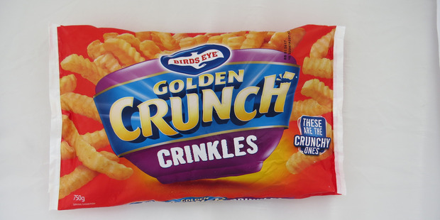 Birds Eye Golden Crunch Crinkles. $3.50 for 750g. Photo / Supplied