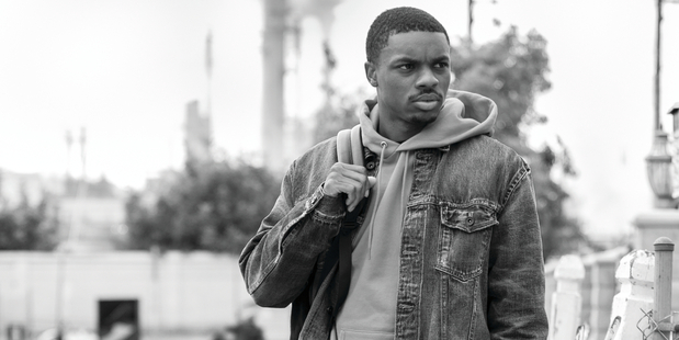Long Beach rapper Vince Staples, the biggest hip-hop drawcard at Laneway, is known for his hard-hitting tales of crime. Photo / Supplied