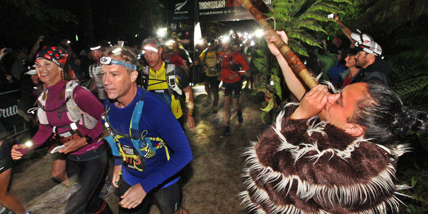 Start last year's Tarawera ultra marathon at the Redwoods. Photo/Ben Fraser