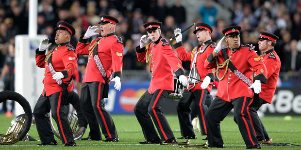 The NZ Army Band's unique style has led to them being invited to entertain the Queen. Photo / Brett Phibbs