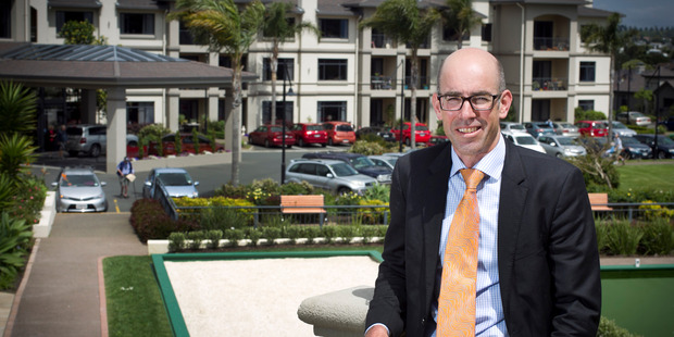 Simon Challies, chief executive of Rymans Healthcare, photographed at Ryman's Edmund Hillary Retirement Village in Remuera, Auckland.Photo / NZME