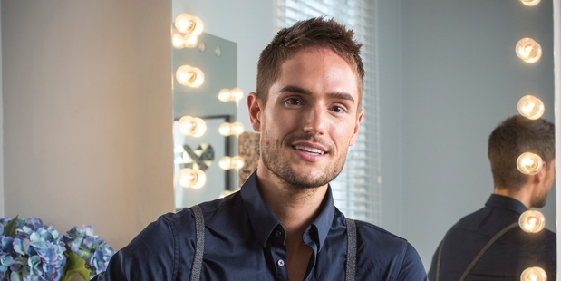 Grayson Coutts talks about the Pride Festival. Photo / Greg Bowker