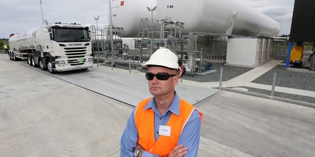 Nick Mulligan will single-handedly care for a new $40 millon CO2 purifying plant at Marsden Pt. Photo / Michael Cunningham